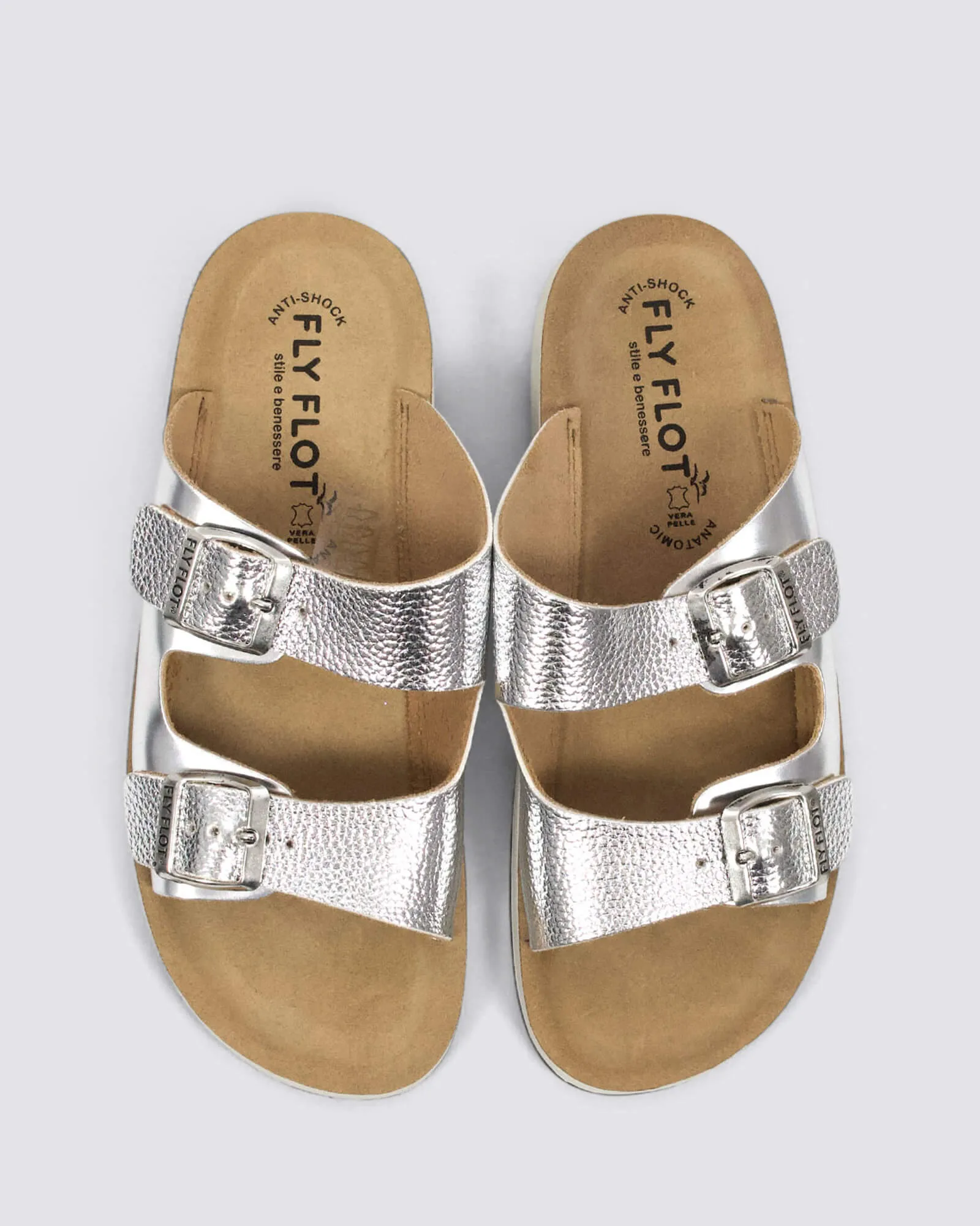 77G64 SANDALS SILVER