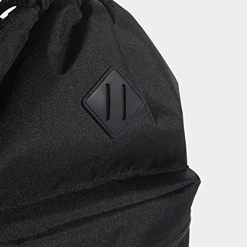 adidas Unisex Classic 3S Sackpack, Black/White, ONE SIZE