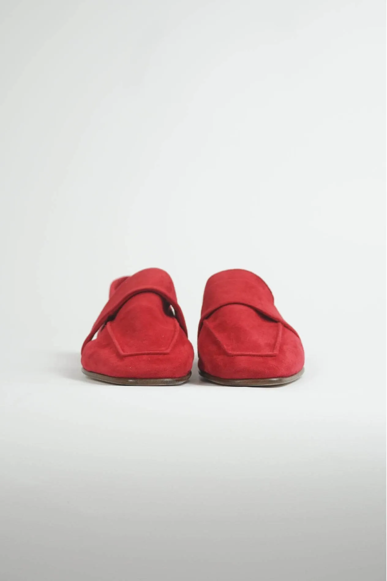 Art. 06 Loafer in Suede Rosso