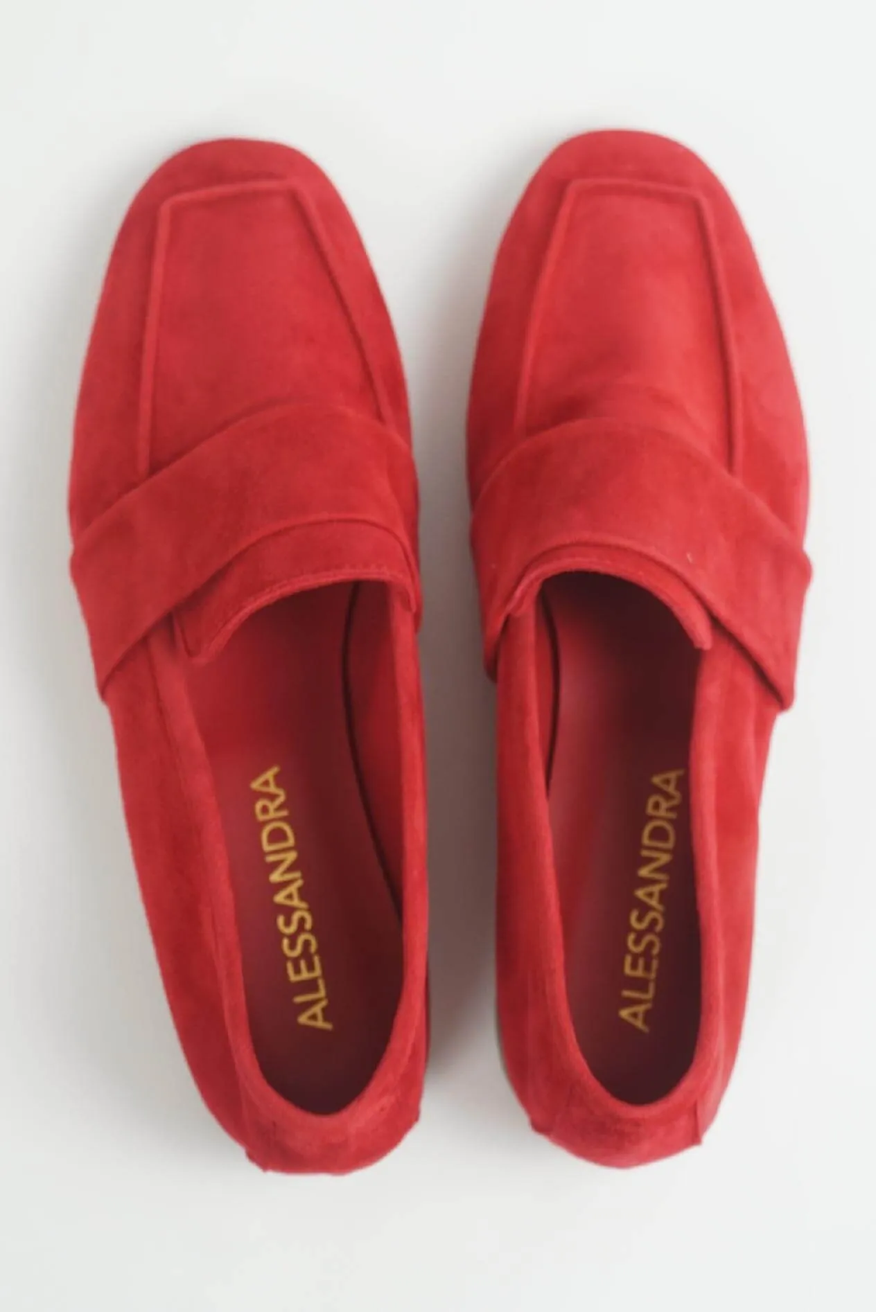 Art. 06 Loafer in Suede Rosso