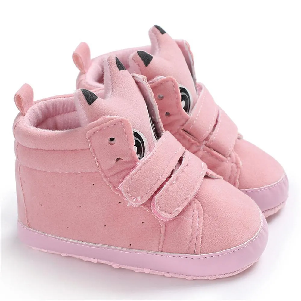 Baby Unisex Solid Magic Tape Cartoon Sneakers Wholesale Shoes Kids