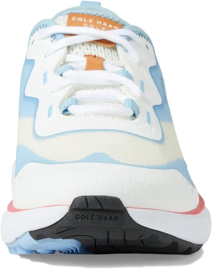 Cole Haan Zerogrand Fairway Golf Optic White/Blue Bell/Sun Kissed Coral Sneakers