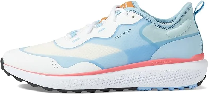 Cole Haan Zerogrand Fairway Golf Optic White/Blue Bell/Sun Kissed Coral Sneakers