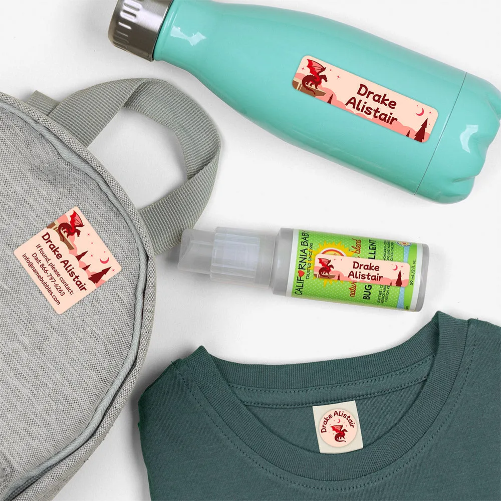 Dragon Camp Labels Pack