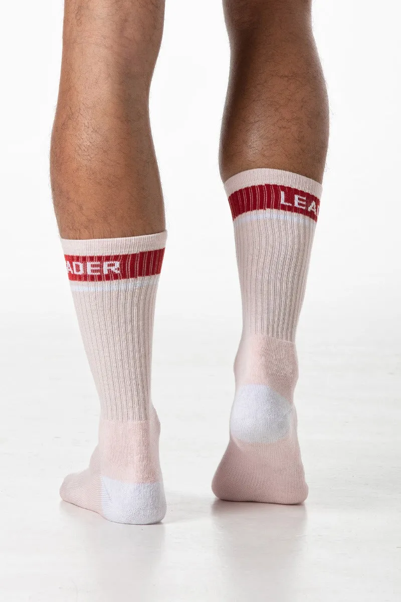 Leader Candy Crew Socks Pink