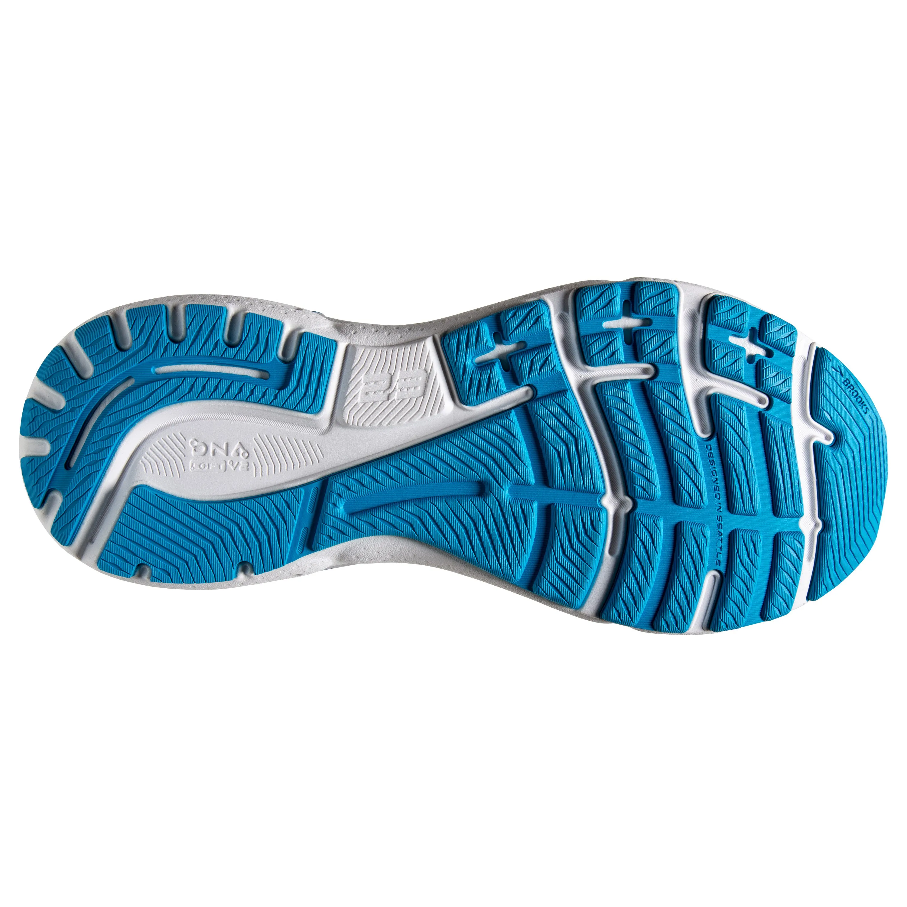 Men's Brooks Adrenaline GTS 23 1103911D006 Color: Black/Hawaiian Ocean/Green