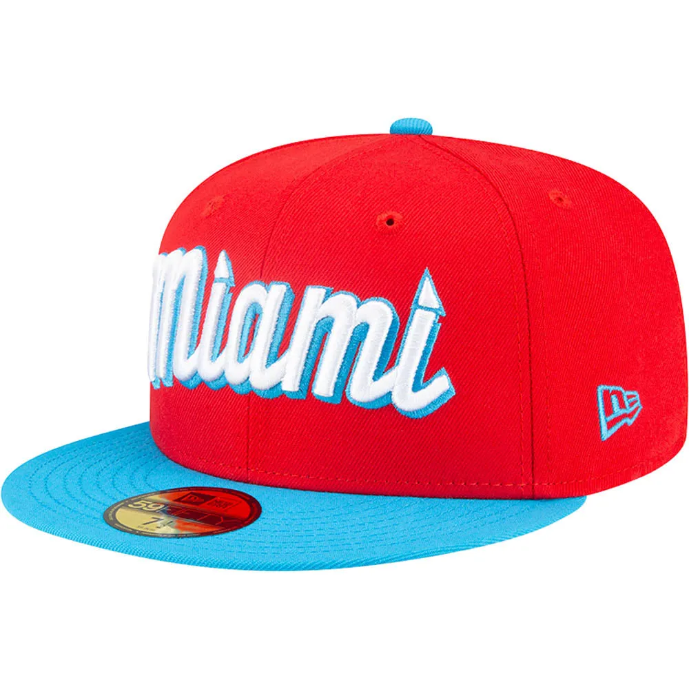 MLB Miami Marlins New Era City Connect Jersey Hook 59FIFTY Fitted Hat