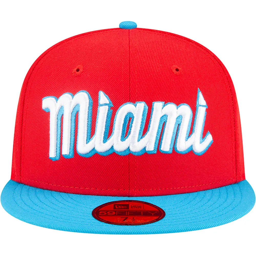 MLB Miami Marlins New Era City Connect Jersey Hook 59FIFTY Fitted Hat