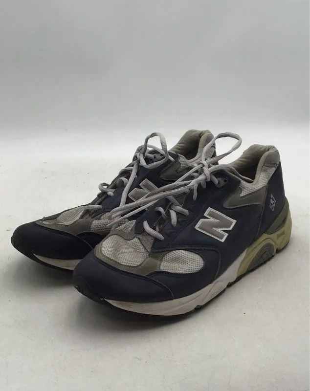 New Balance Men's 587 M587NV Blue Gray Running Shoes - Size 12