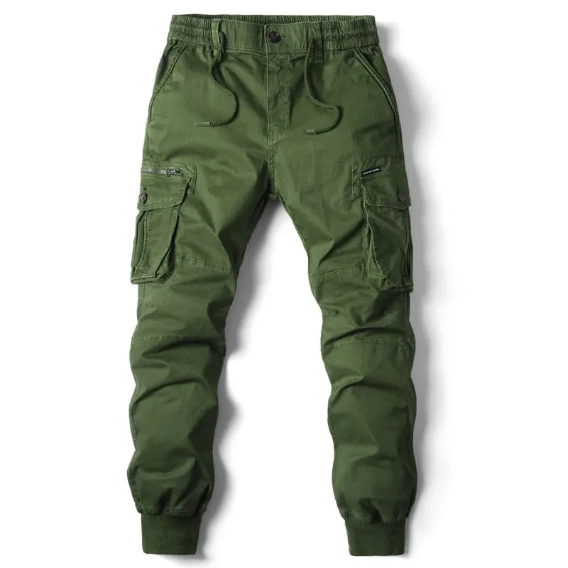 Oliver® Katoenen heren cargo broek, volledige lengte, militaire stijl