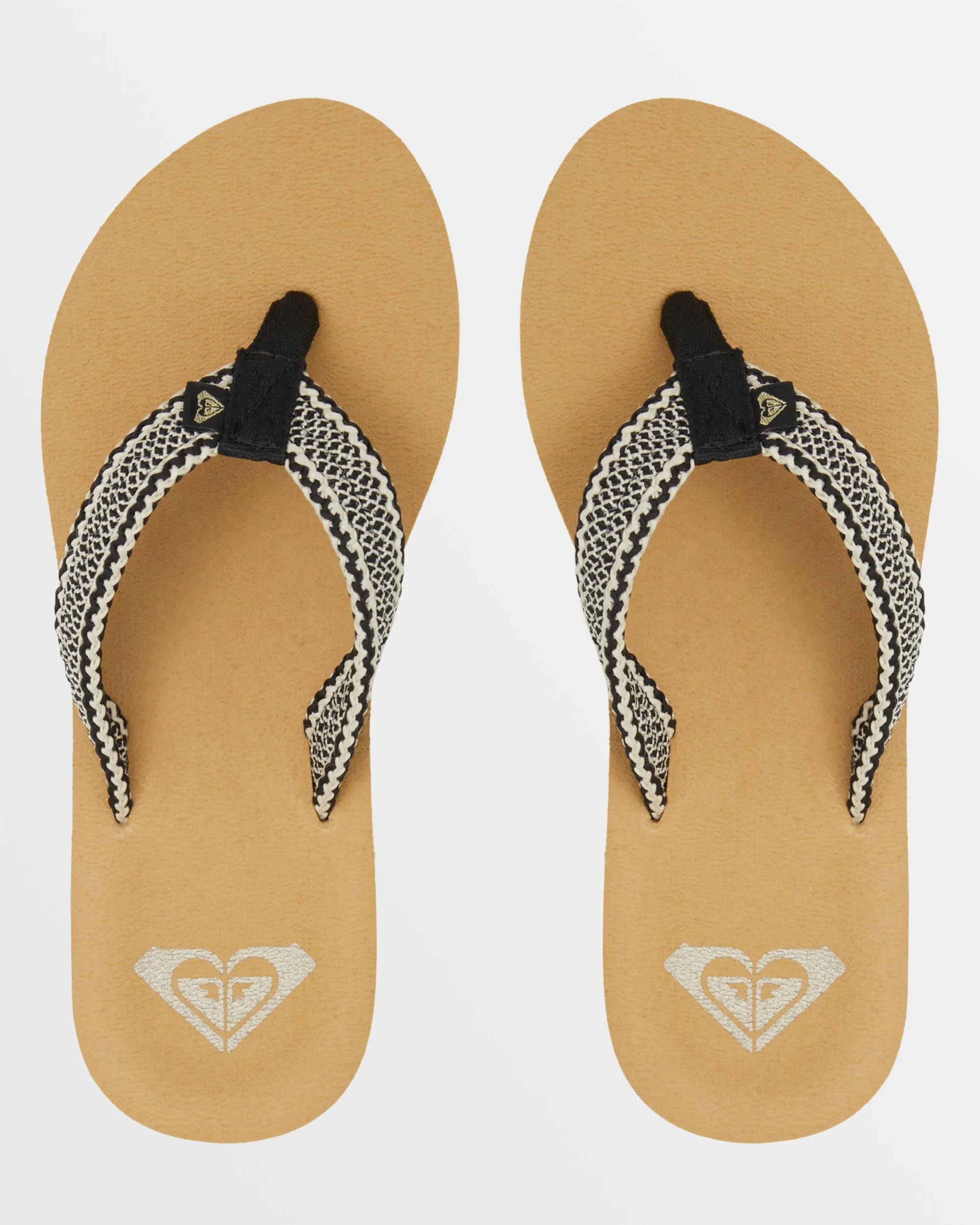 Porto IV Sandals - Black & White