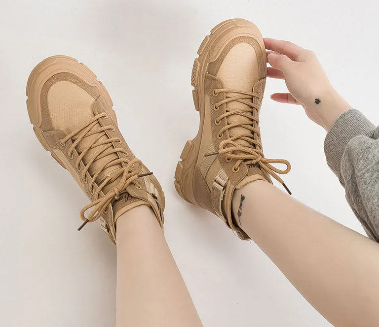 SH340 - Mid-high canvas shoes