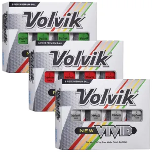 Volvik Vivid 3 Lines Golf Balls