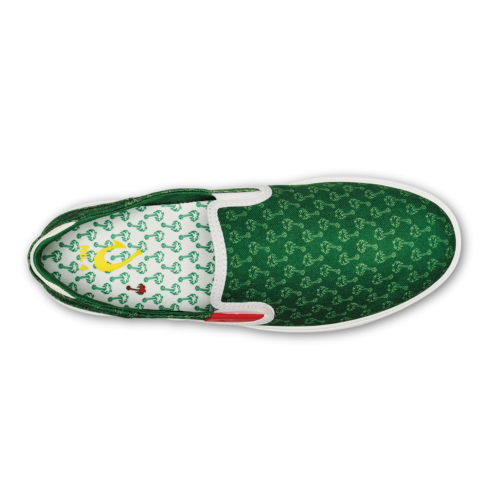 Wai‘alae Slip On  -  Palm / Bright White