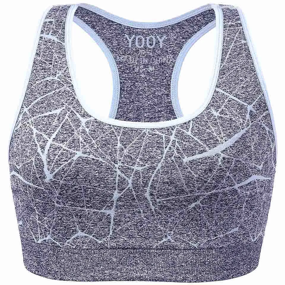 YOOY  Women's Push-up Athletic Yoga Top Active Wear
